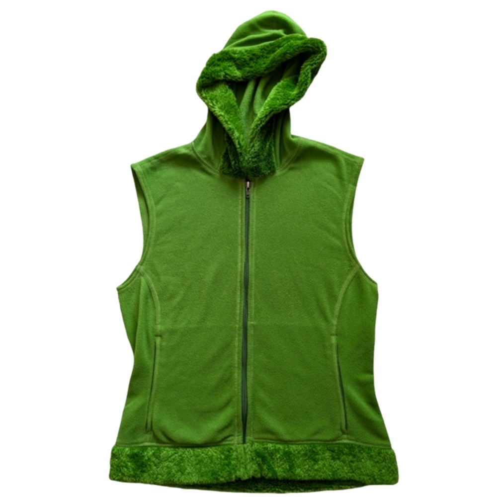 Patagonia sleeveless fleece hoodie